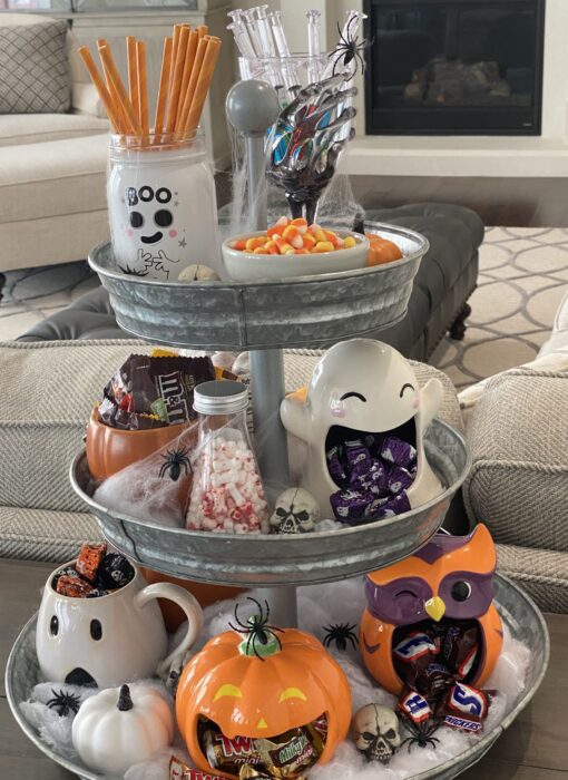 halloween candy tray